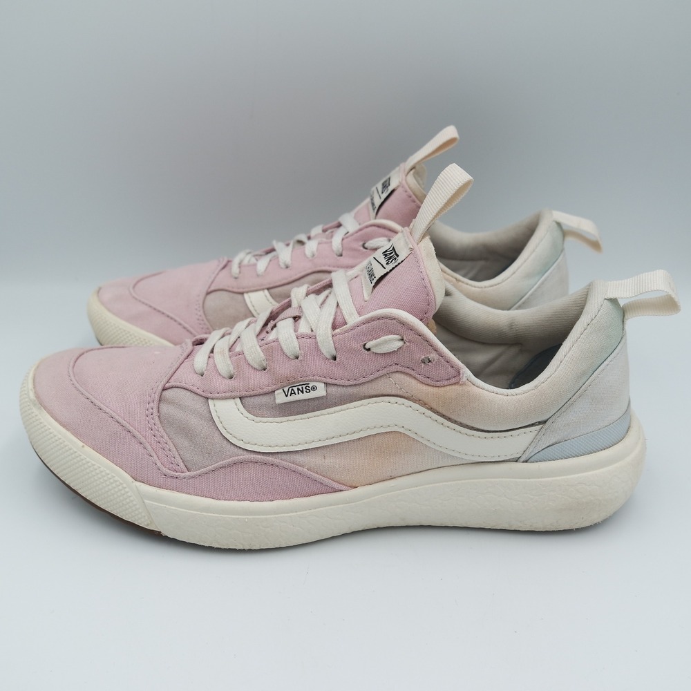 Vans UltraRange EXO Pink Canvas Suede Low Top Sneakers Womens Size 8.5